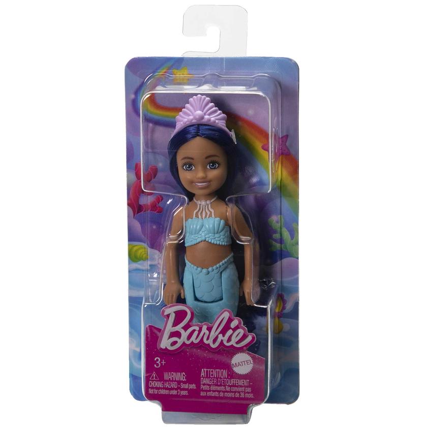 Mermaid Chelsea Barbie Doll With Blue Hair And Tail, Mermaid Toys New Arrival