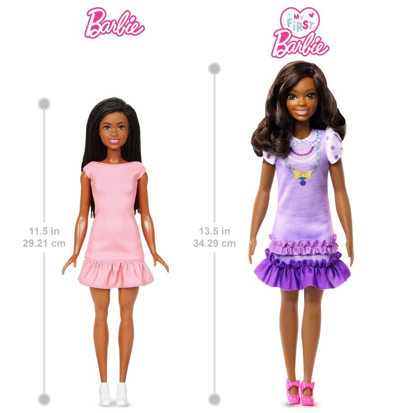 My First Barbie Doll For Preschoolers, 'Brooklyn' Brunette Posable Doll With Puppy And Accessories Best Price