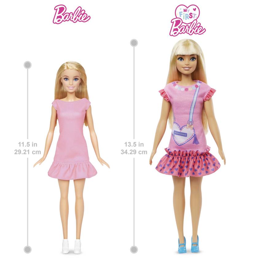 My First Barbie Doll For Preschoolers, 'Malibu' Blonde Posable Doll With Kitten And Accessories Free shipping