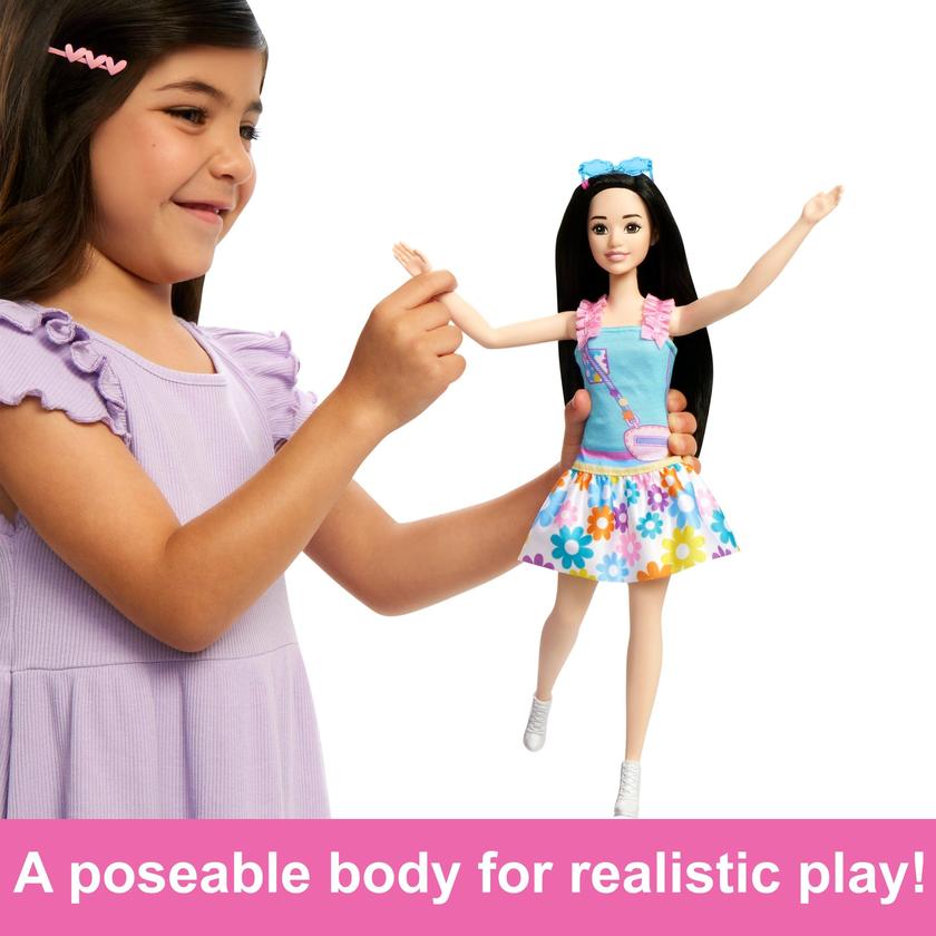 My First Barbie Doll For Preschoolers, Renee Doll With Black Hair, Squirrel And Accessories Best Buy