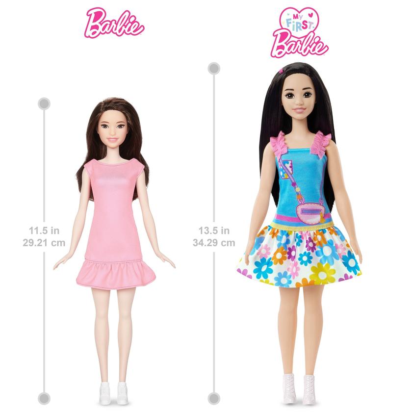 My First Barbie Doll For Preschoolers, Renee Doll With Black Hair, Squirrel And Accessories Best Buy