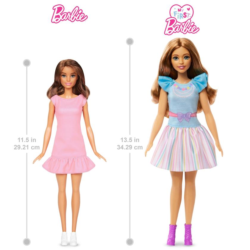 My First Barbie Doll For Preschoolers, Teresa Brunette Doll With Bunny And Accessories Same Day Delivery