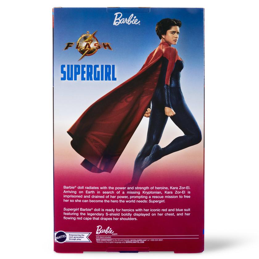 Supergirl Barbie Doll, Collectible Doll From the Flash Movie On Sale