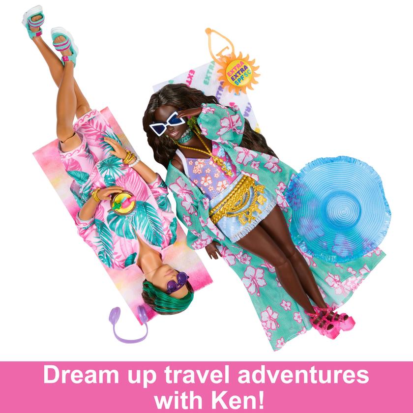 Travel Barbie Doll With Beach Fashion, Barbie Extra Fly Best Price