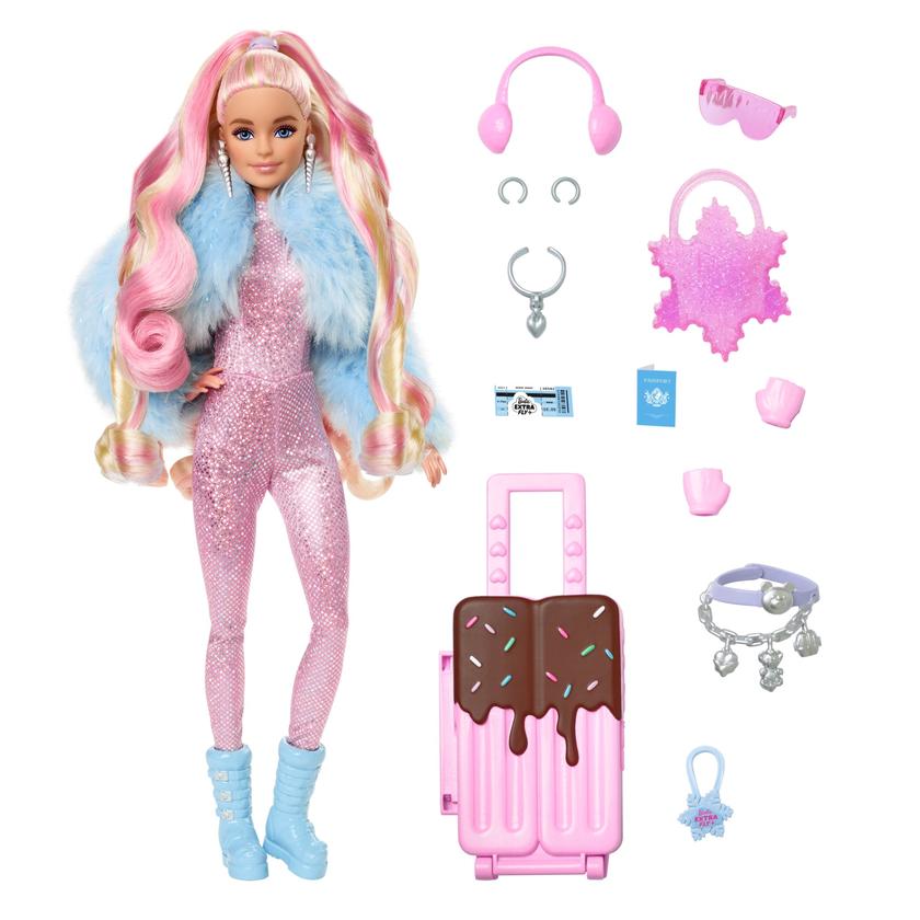 Travel Barbie Doll With Snow Fashion, Barbie Extra Fly Best Price