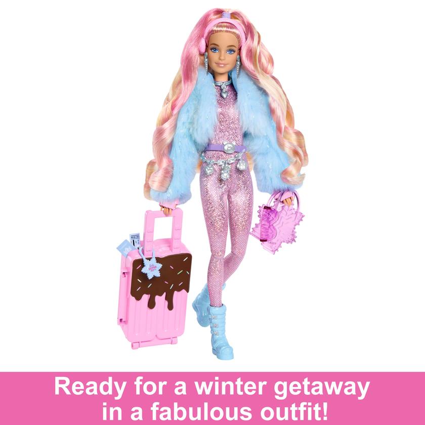 Travel Barbie Doll With Snow Fashion, Barbie Extra Fly Best Price