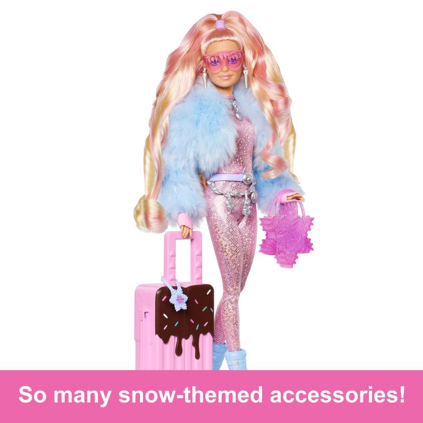 Travel Barbie Doll With Snow Fashion, Barbie Extra Fly Best Price