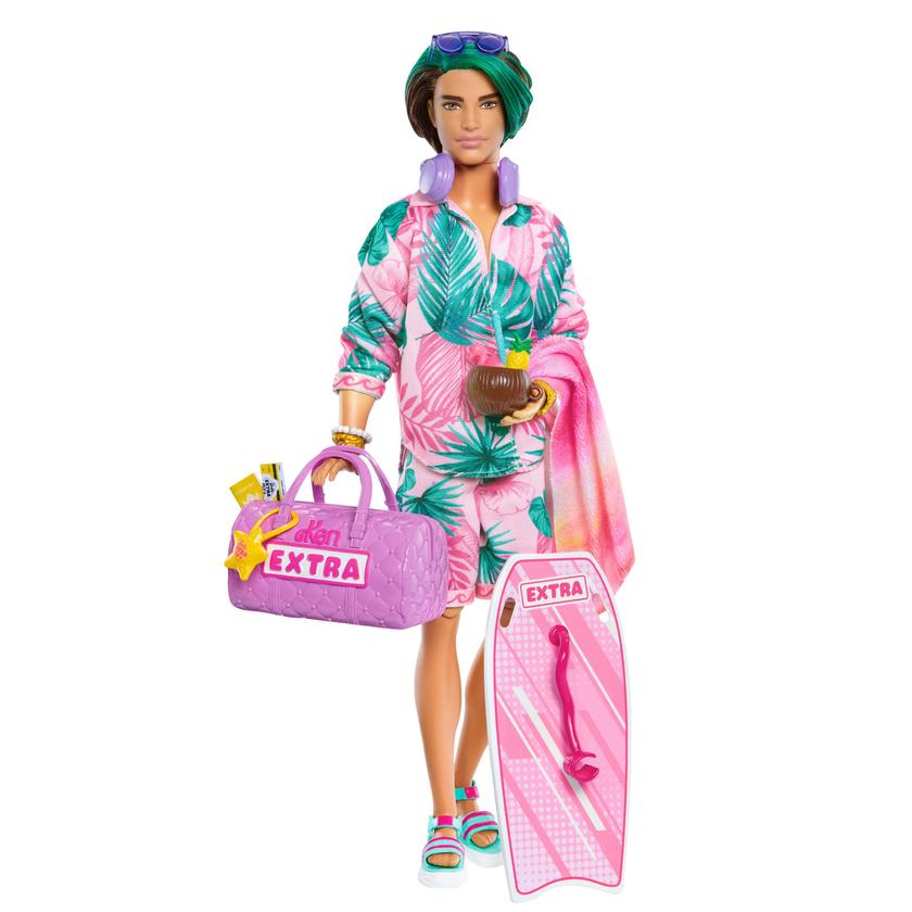 Travel Ken Doll With Beach Fashion, Barbie Extra Fly For Sale