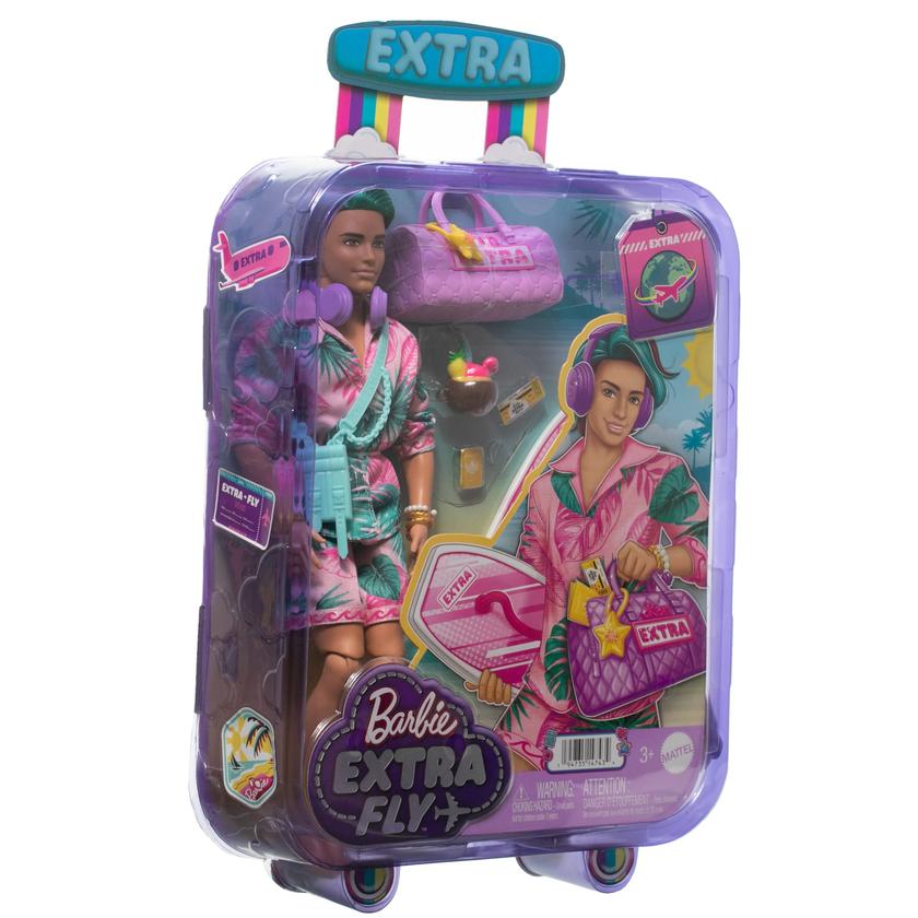 Travel Ken Doll With Beach Fashion, Barbie Extra Fly For Sale