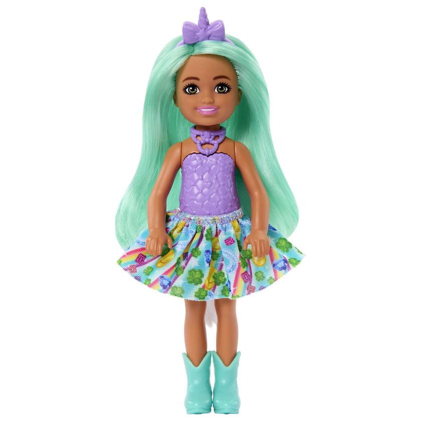 Unicorn-Inspired Chelsea Barbie Doll With Green Hair, Unicorn Toys New Arrival