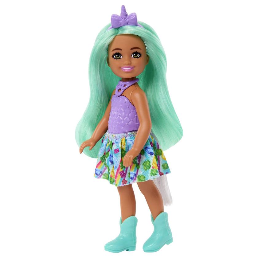 Unicorn-Inspired Chelsea Barbie Doll With Green Hair, Unicorn Toys New Arrival