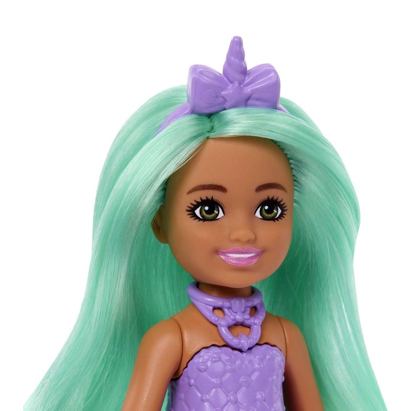 Unicorn-Inspired Chelsea Barbie Doll With Green Hair, Unicorn Toys New Arrival