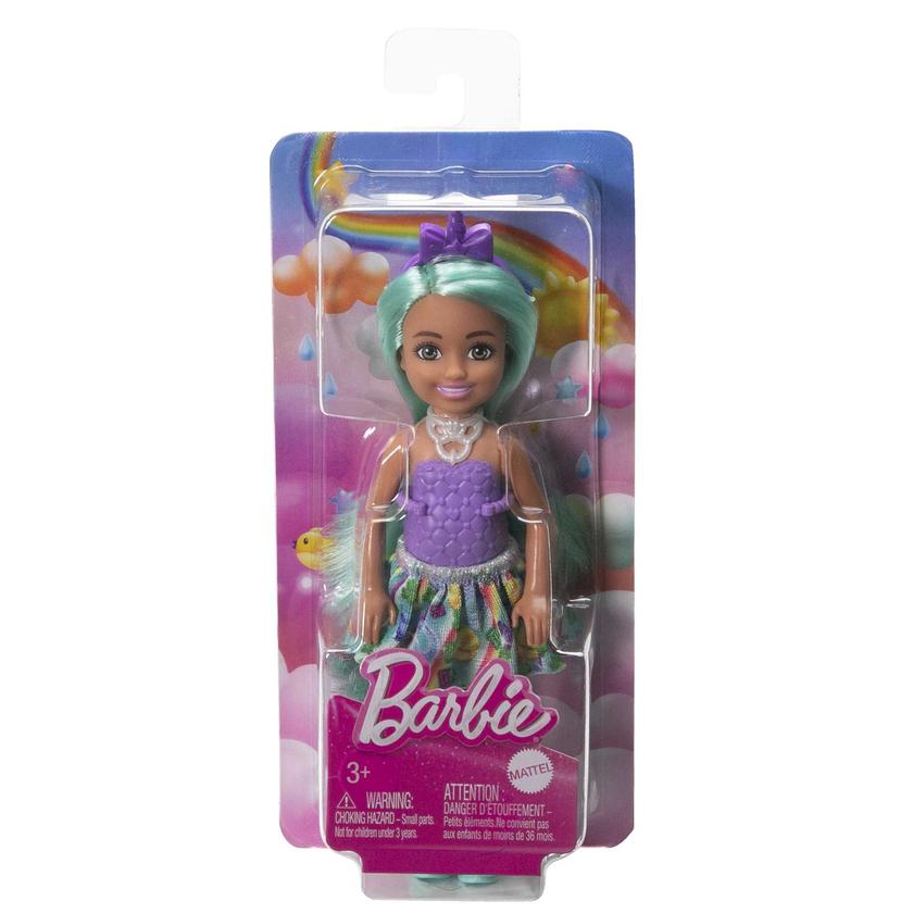 Unicorn-Inspired Chelsea Barbie Doll With Green Hair, Unicorn Toys New Arrival