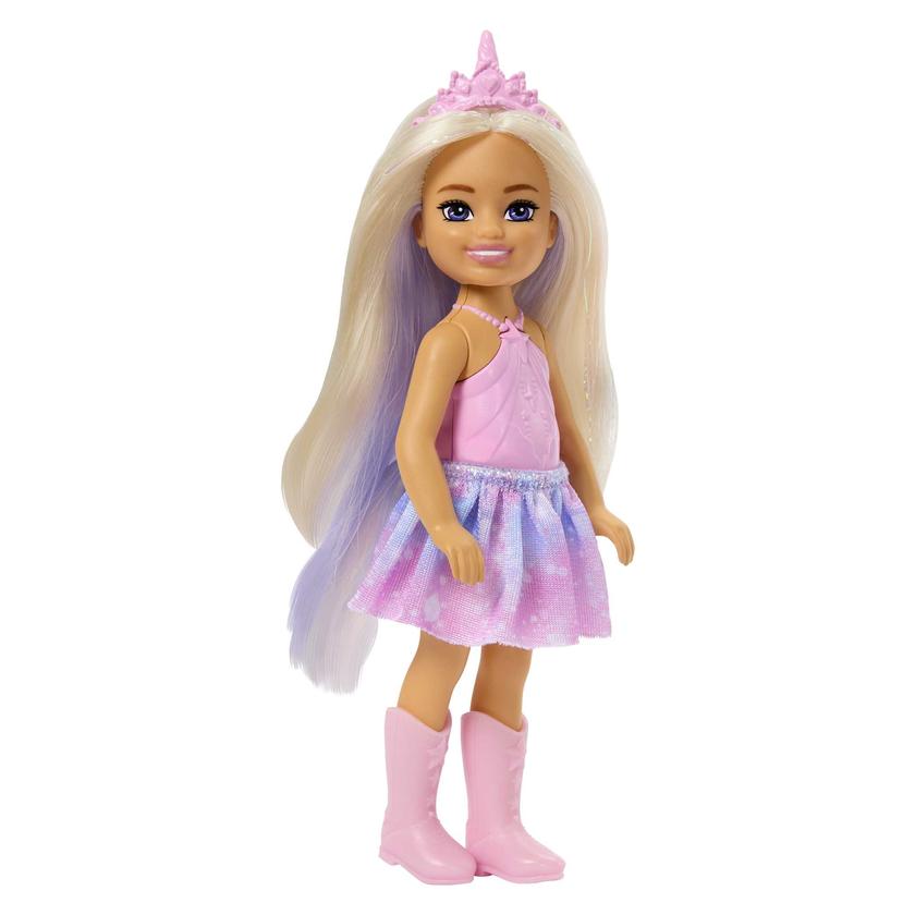 Unicorn-Inspired Chelsea Barbie Doll With Lavender Hair, Unicorn Toys High Quality