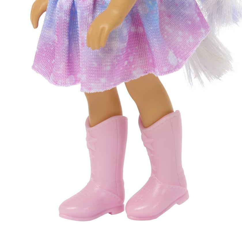 Unicorn-Inspired Chelsea Barbie Doll With Lavender Hair, Unicorn Toys High Quality