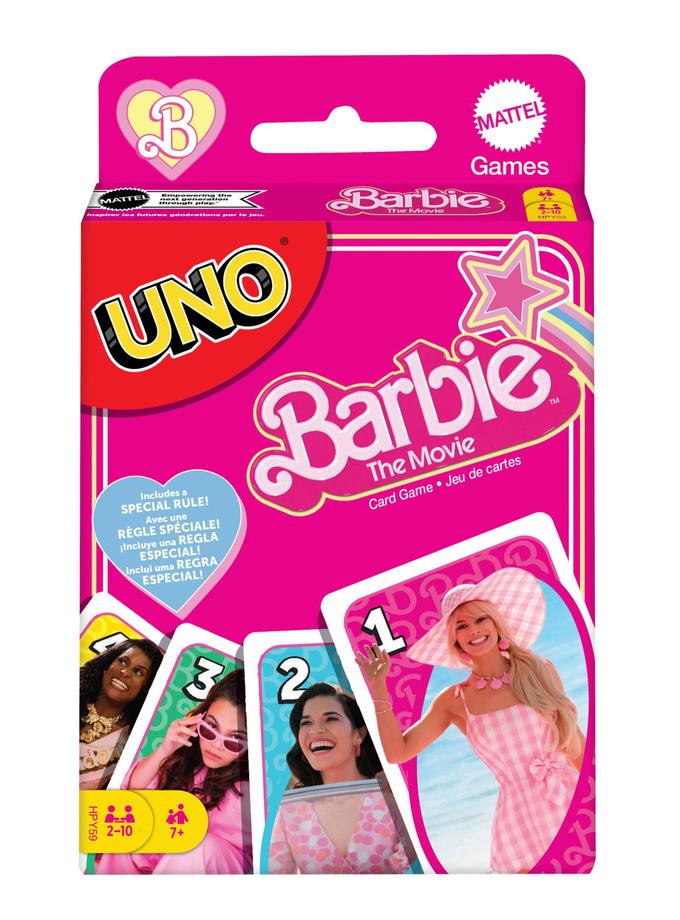 UNO Barbie The Movie Card Game, Inspired By The Movie Best Buy