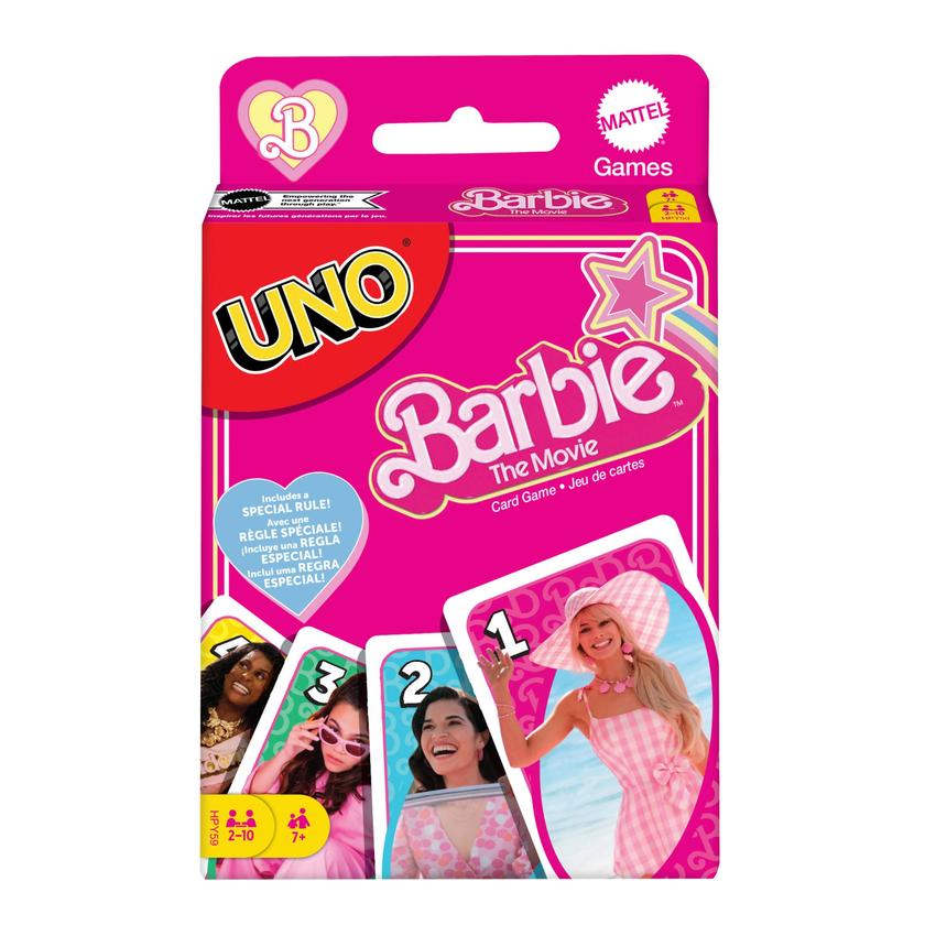 UNO Barbie The Movie Card Game, Inspired By The Movie Best Buy