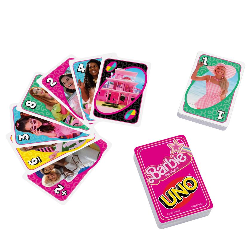 UNO Barbie The Movie Card Game, Inspired By The Movie Best Buy