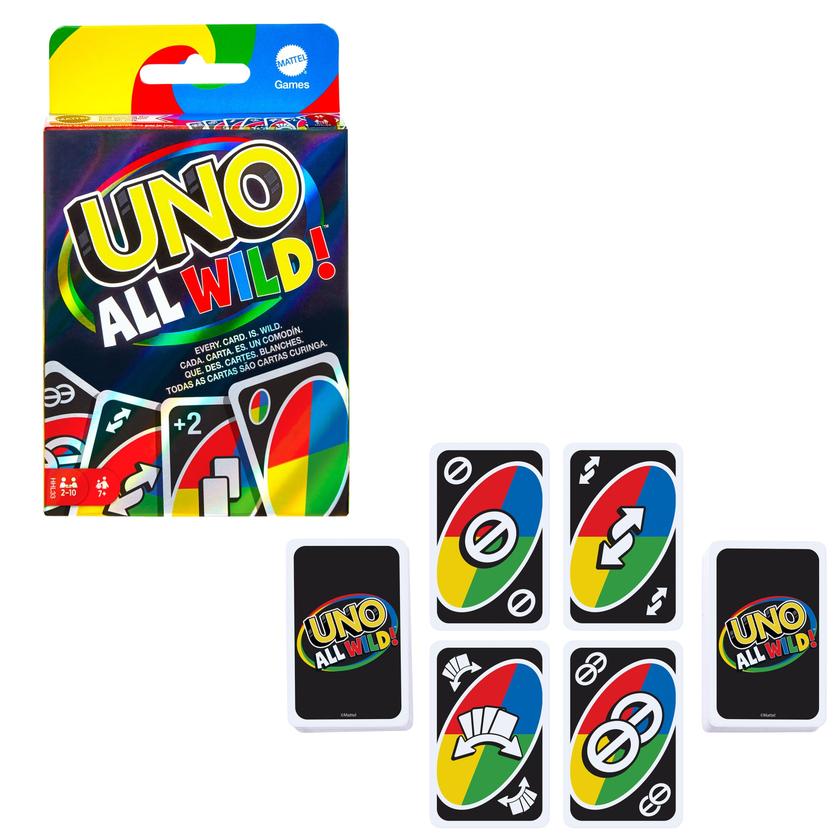 UNO Juego de Cartas All Wild Free shipping