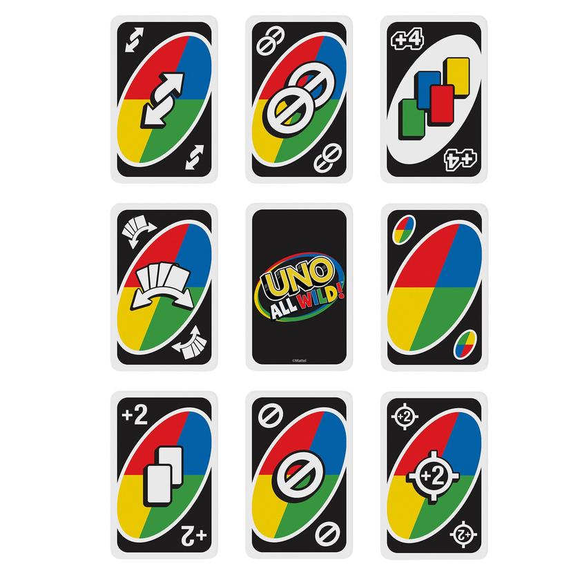 UNO Juego de Cartas All Wild Free shipping